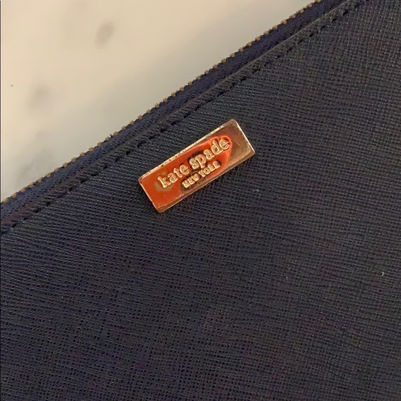 Kate Spade Dark Blue Neds Laurel Way Wallet - Picture 3 of 6